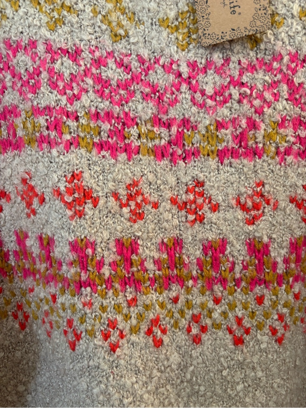 Natural Life Cropped Sweater NWT - Picture 2 of 8